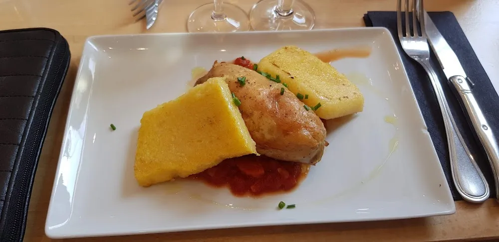 Suprême de Poulet Fermier Et Polenta
